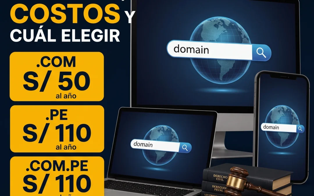 Diferencias entre dominios .com y .pe